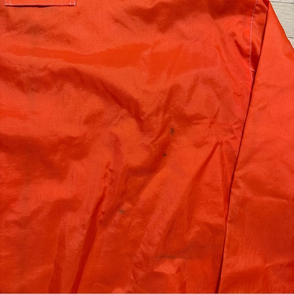 Vintage 90s Great Bear Orange Black Stripe Windbreaker Jacket Mens M Retro - Picture 15 of 15